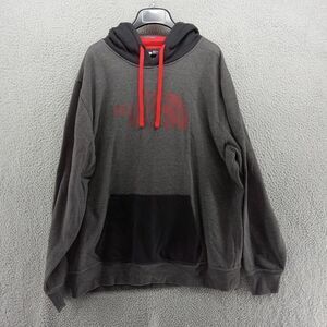The North‎ Face Sweatshirt Mens XL Gray Black Logo Pullover Fleece